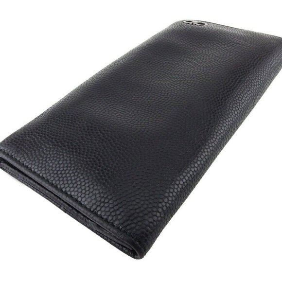 Salvatore Ferragamo Long Wallet Ganchini Leather Authentic USED - Picture 4 of 11